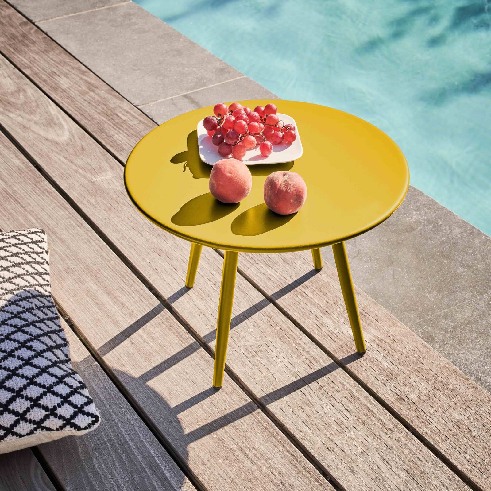 Table basse de jardin ronde Ø40 x 29,5 cm