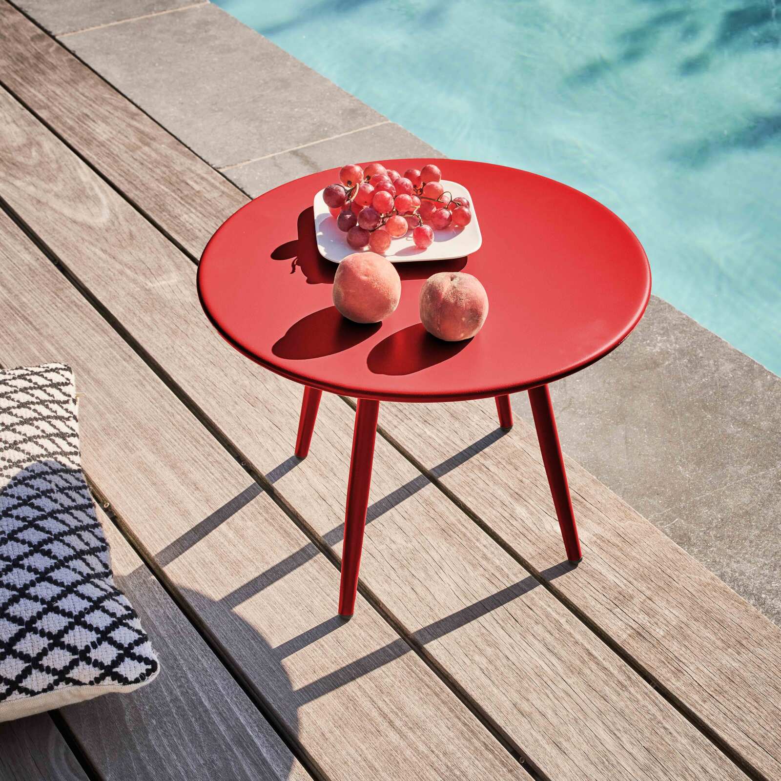 Table basse de jardin ronde Ø40 x 29,5 cm