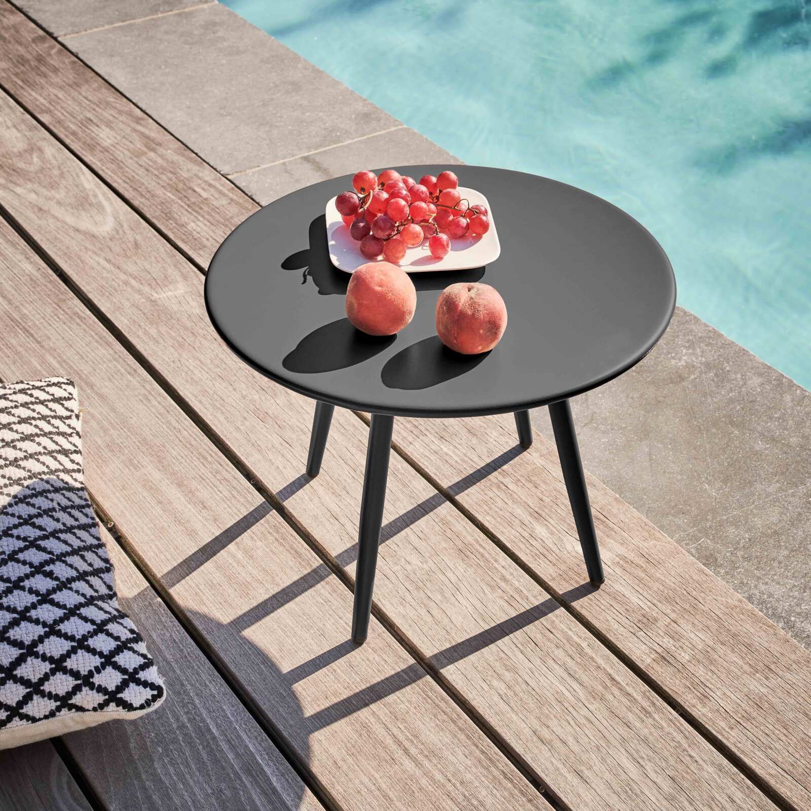 Table basse de jardin ronde Ø40 x 29,5 cm Table basse de jardin ronde Ø40 x 29,5 cm