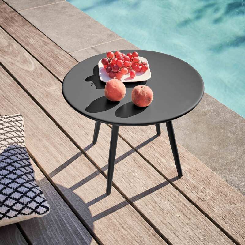 Table basse de jardin ronde Ø40 x 29,5 cm