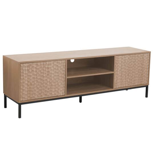 Meuble TV 160 cm en mélaminé