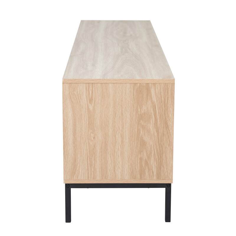 Meuble TV 160 cm en mélaminé 