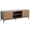 Meuble TV 160 cm en mélaminé 