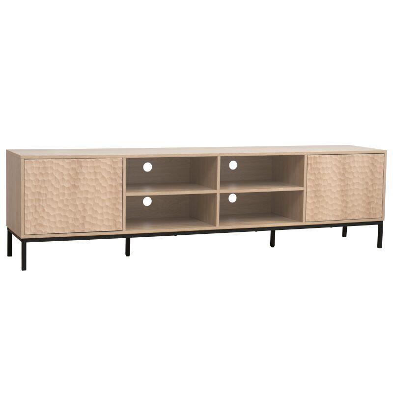 Meuble TV 200 cm en mélaminé 