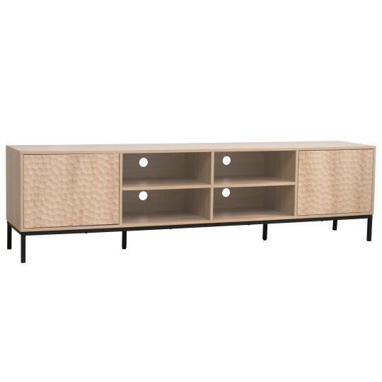 Meuble TV 200 cm en mélaminé