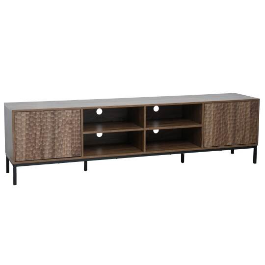 Meuble TV 200 cm en mélaminé