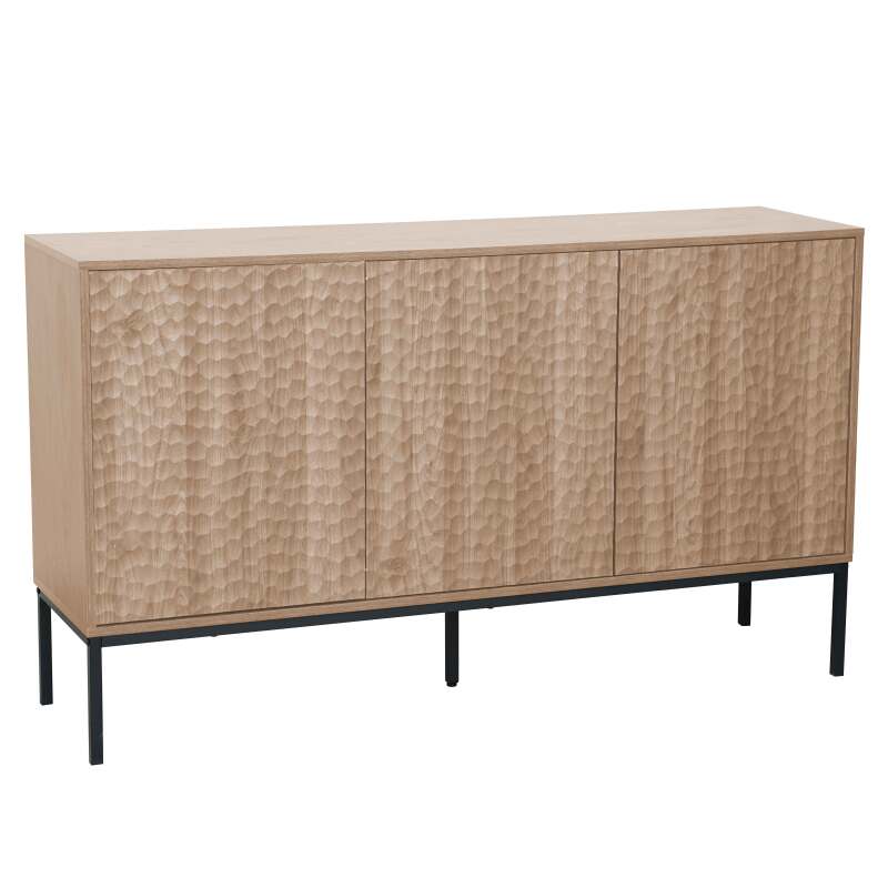 Buffet en mélaminé 3 portes 147 cm 