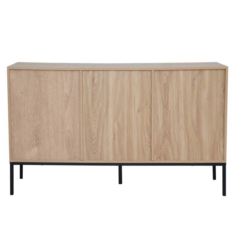 Buffet en mélaminé 3 portes 147 cm 