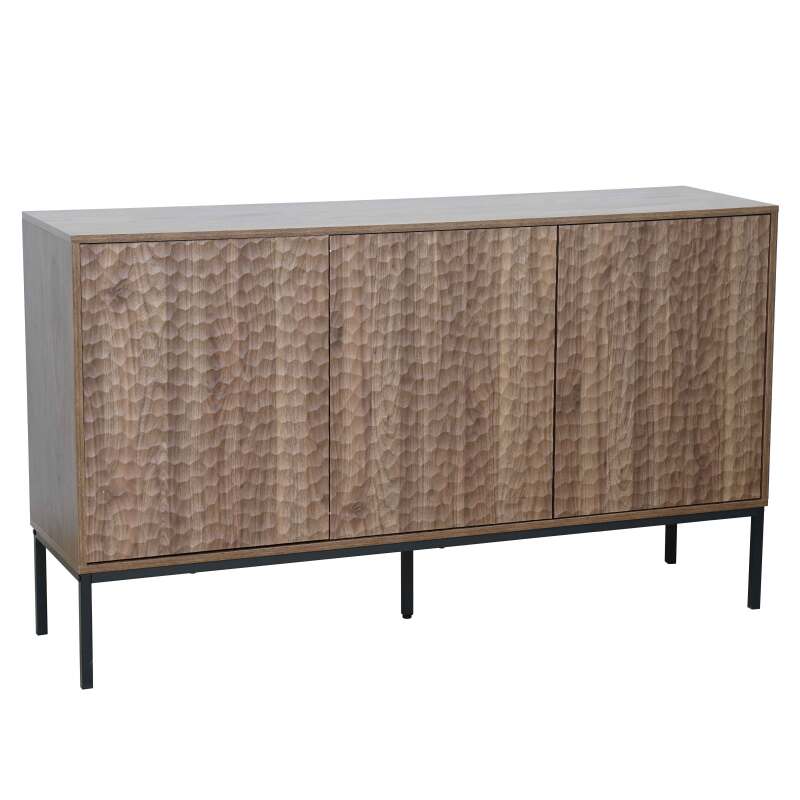 Buffet en mélaminé 3 portes 147 cm 