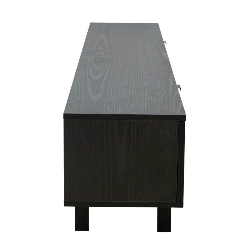 Meuble TV 160 cm en effet bois (5/6)