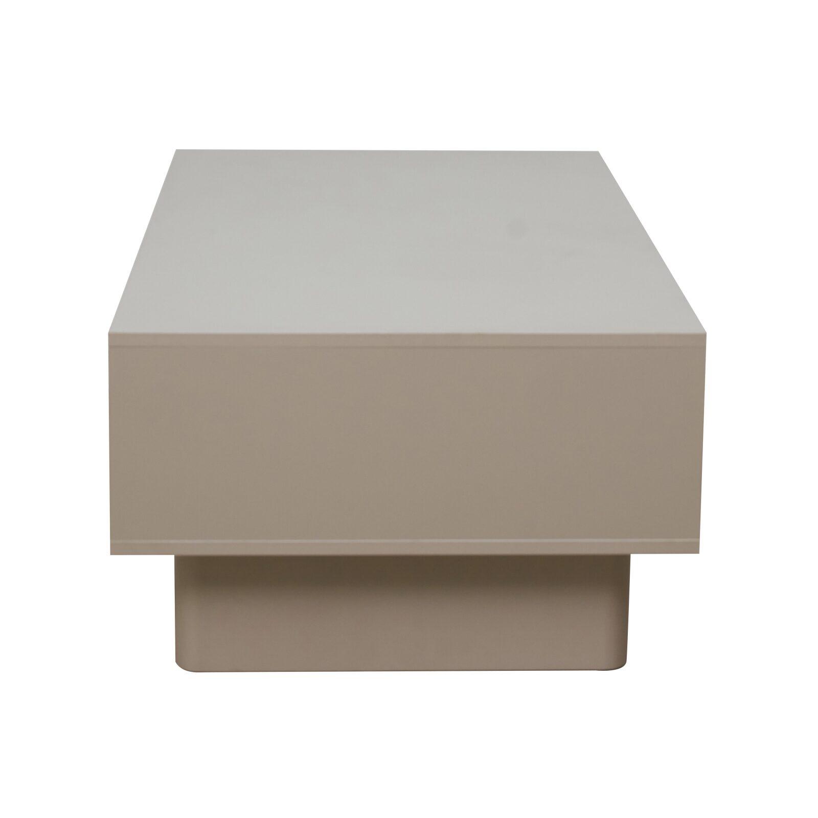 Table basse en mélaminé rectangulaire 120x60x38,5 cm