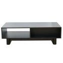 Table basse en mélaminé rectangulaire 120x60x38,5 cm