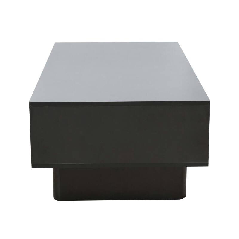 Table basse en mélaminé rectangulaire 120x60x38,5 cm