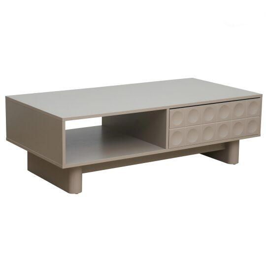 Table basse en mélaminé rectangulaire 120x60x38,5 cm