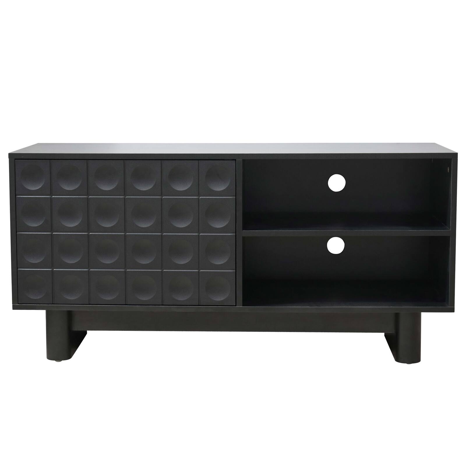 Meuble TV 120 cm en mélaminé 