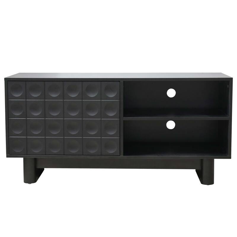 Meuble TV 120 cm en mélaminé  (3/6)