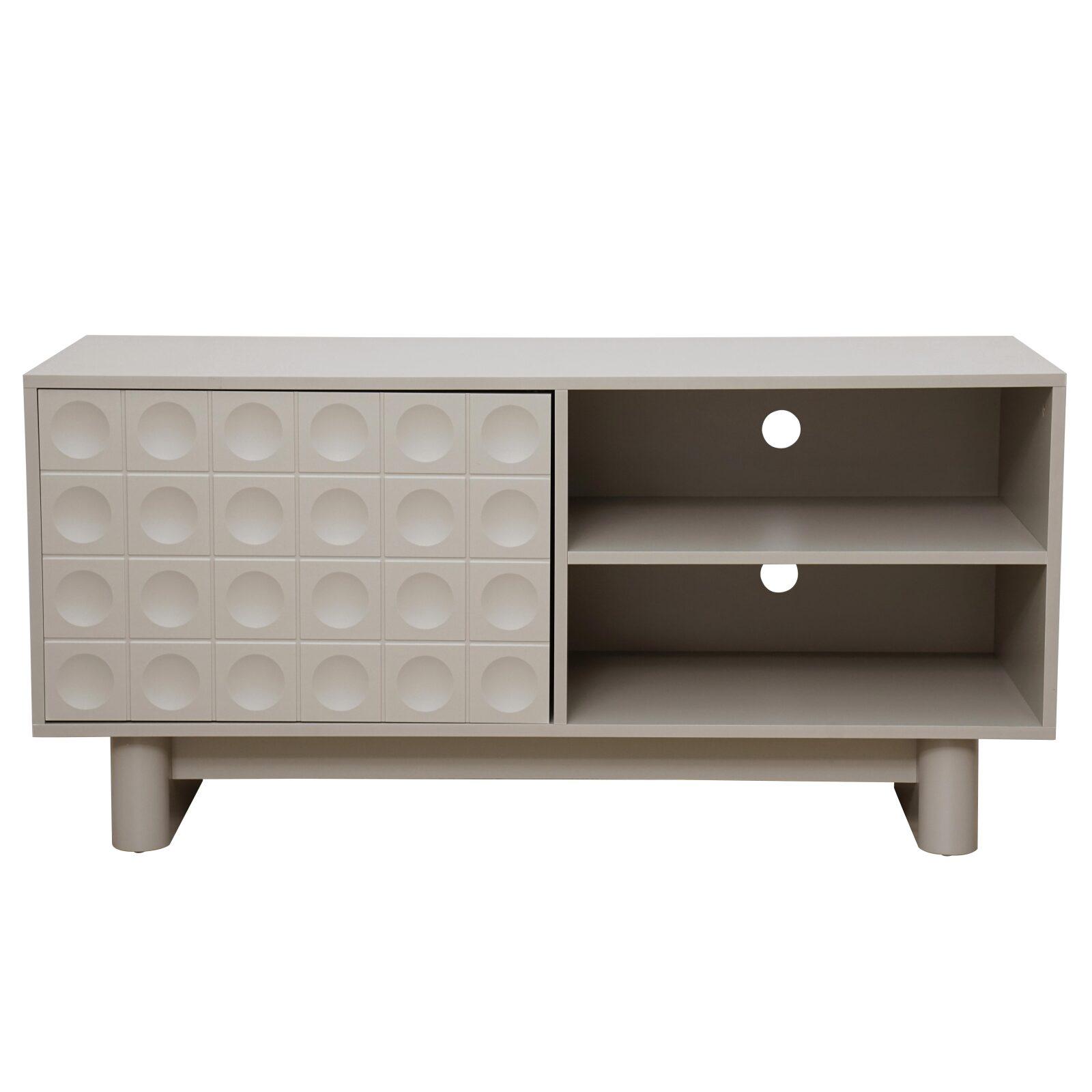 Meuble TV 120 cm en mélaminé 