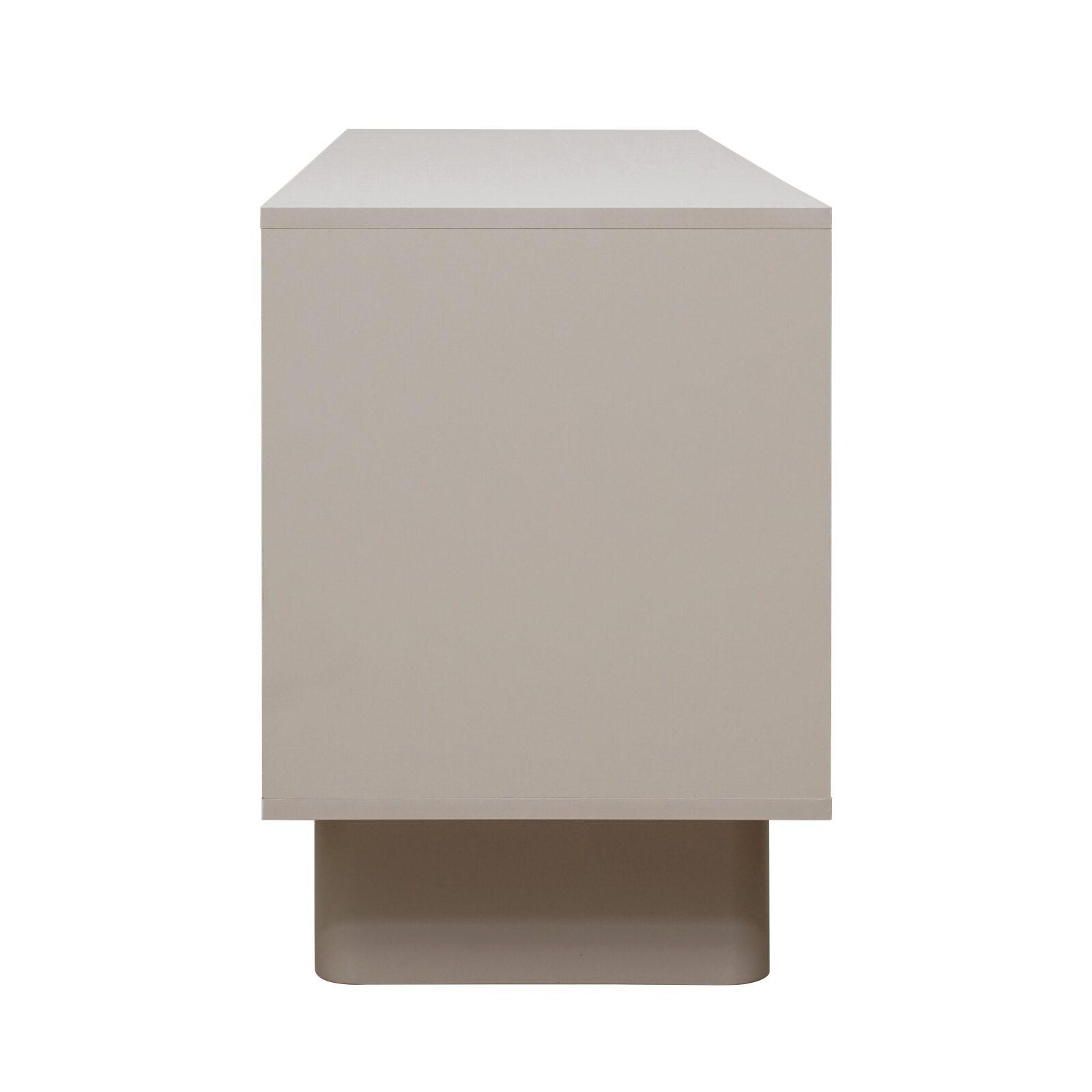 Meuble TV 160 cm en mélaminé 