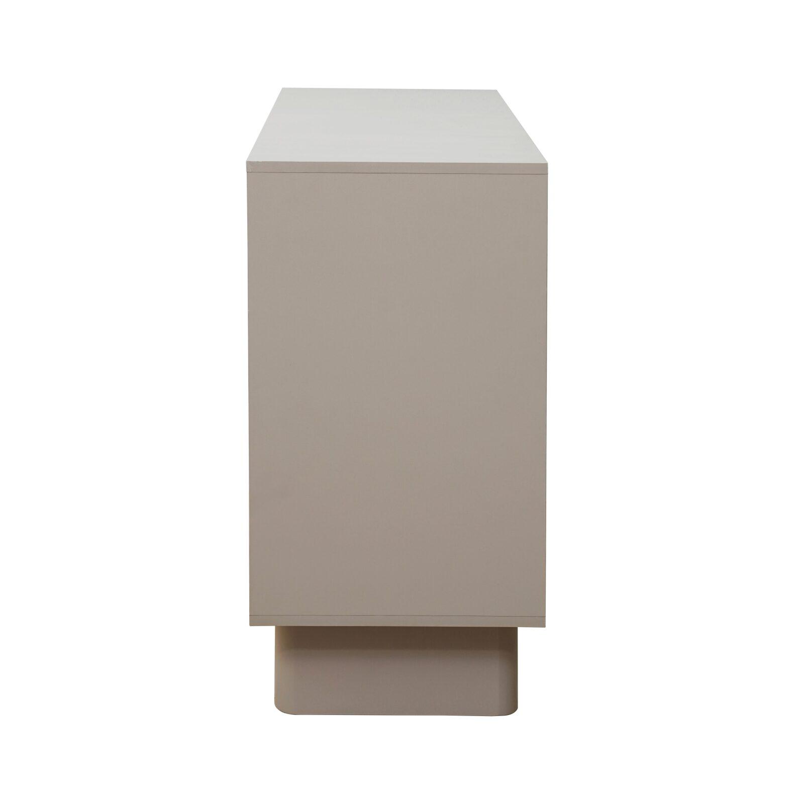 Buffet en mélaminé 3 portes 124 cm 