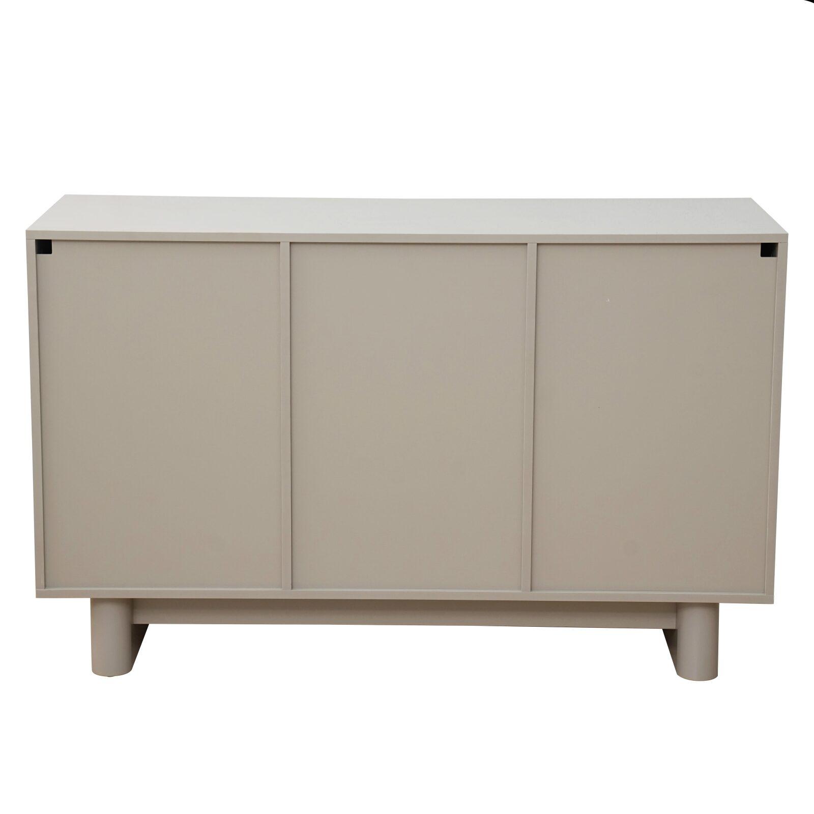 Buffet en mélaminé 3 portes 124 cm 