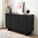 Buffet en mélaminé 3 portes 124 cm 
