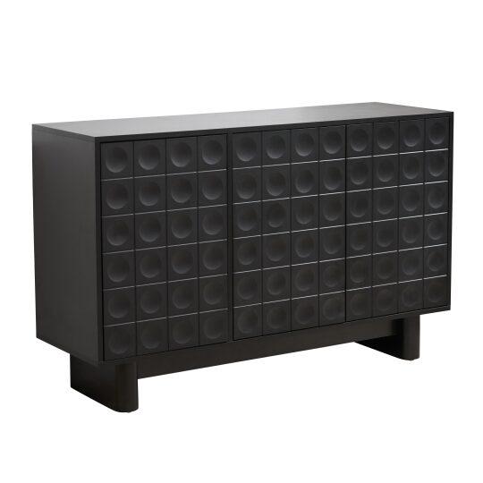 Buffet en mélaminé 3 portes 124 cm