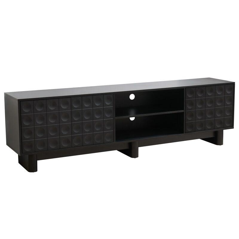 Meuble TV 200 cm en mélaminé