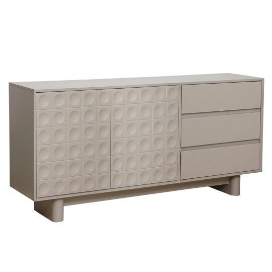 Buffet uni 2 portes 3 tiroirs 160 cm | Oviala