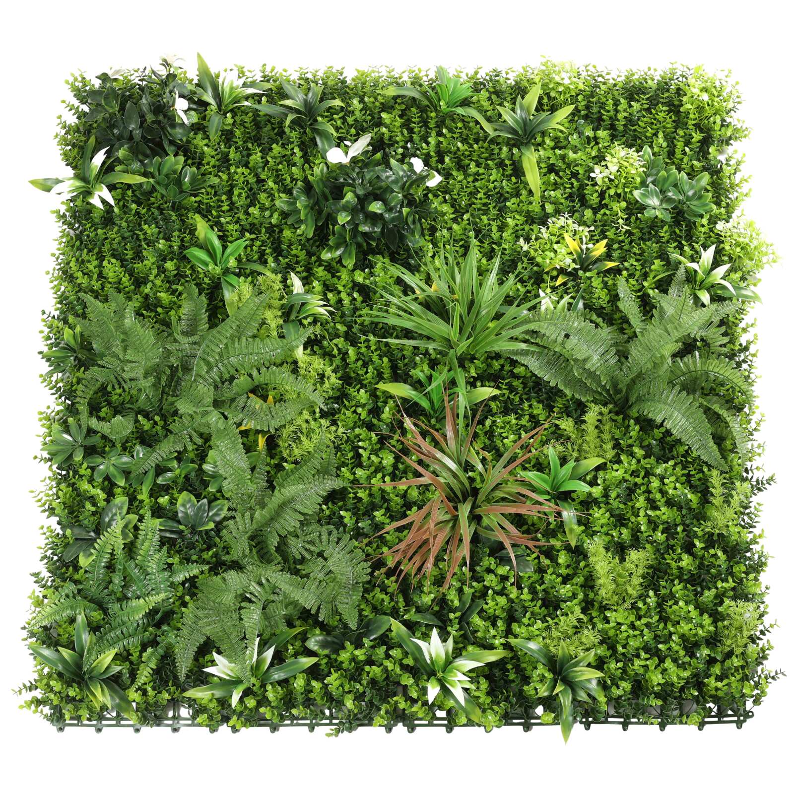 Mur végétal artificiel en polypropylène  100 x 100 cm