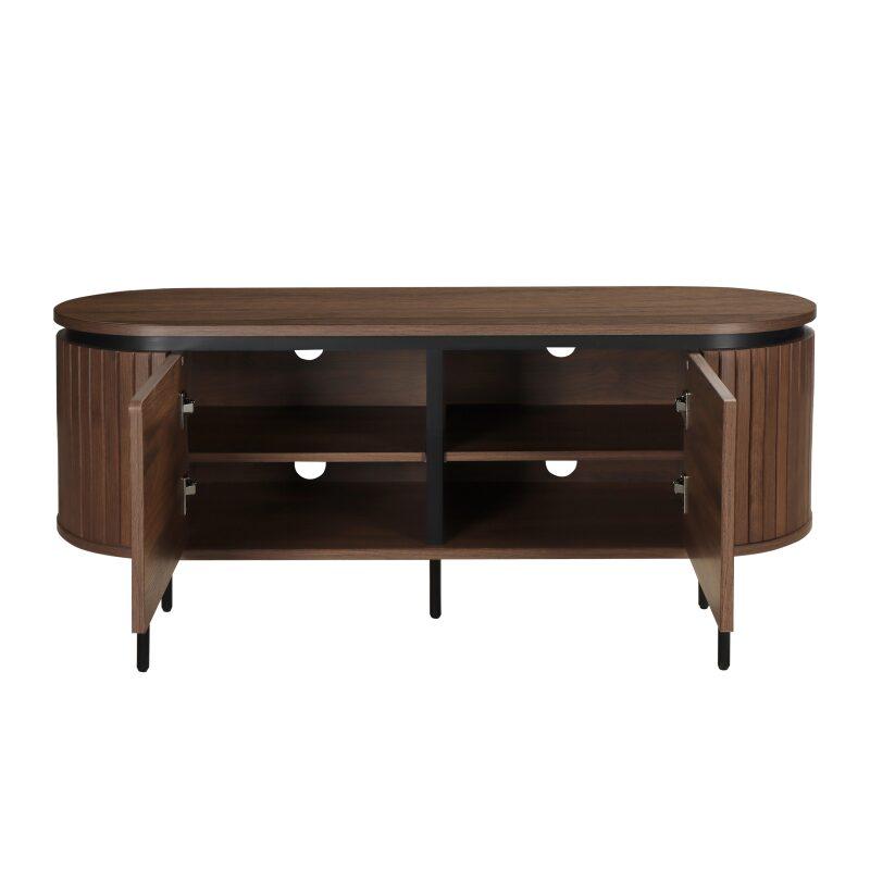 Meuble TV 120 cm en mélaminé design  (3/6)