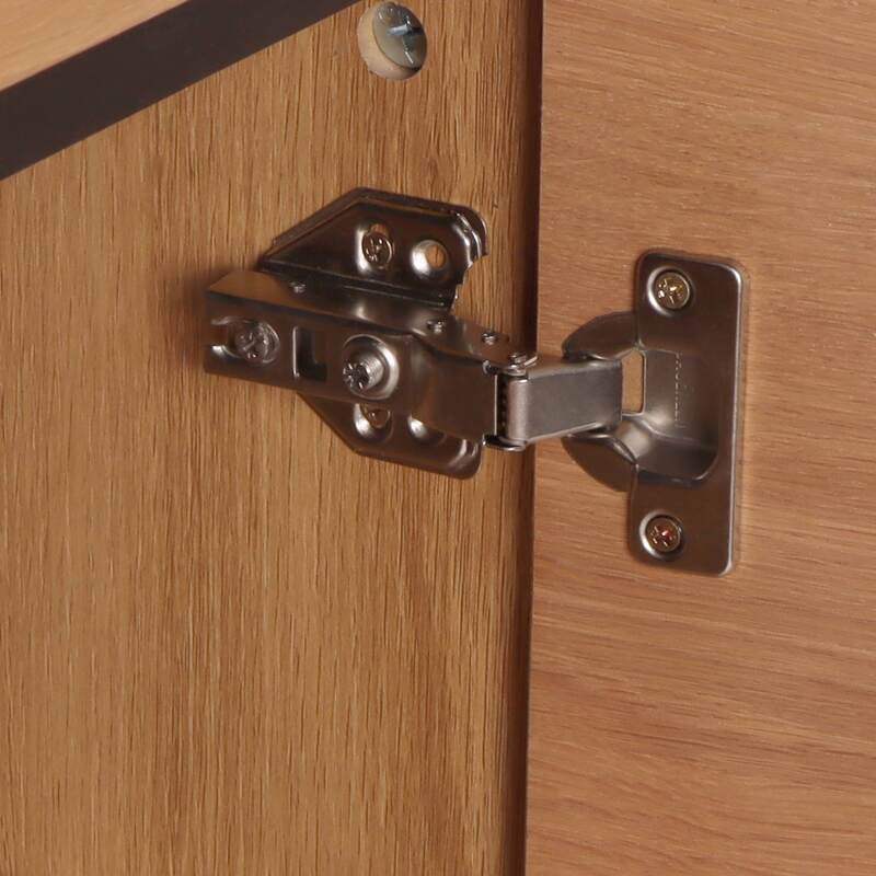 Meuble TV 120 cm en mélaminé design  (5/8)