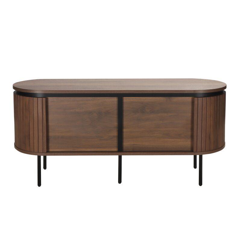 Meuble TV 120 cm en mélaminé design  (4/6)