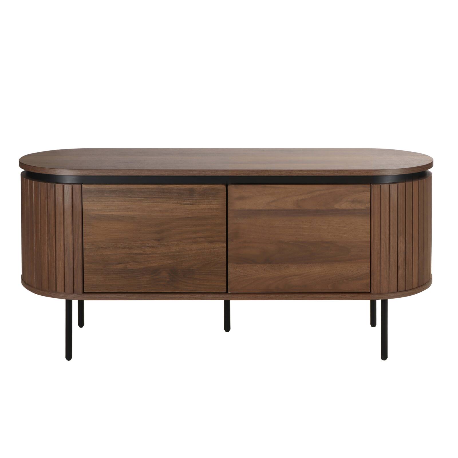 Meuble TV 120 cm en mélaminé design 