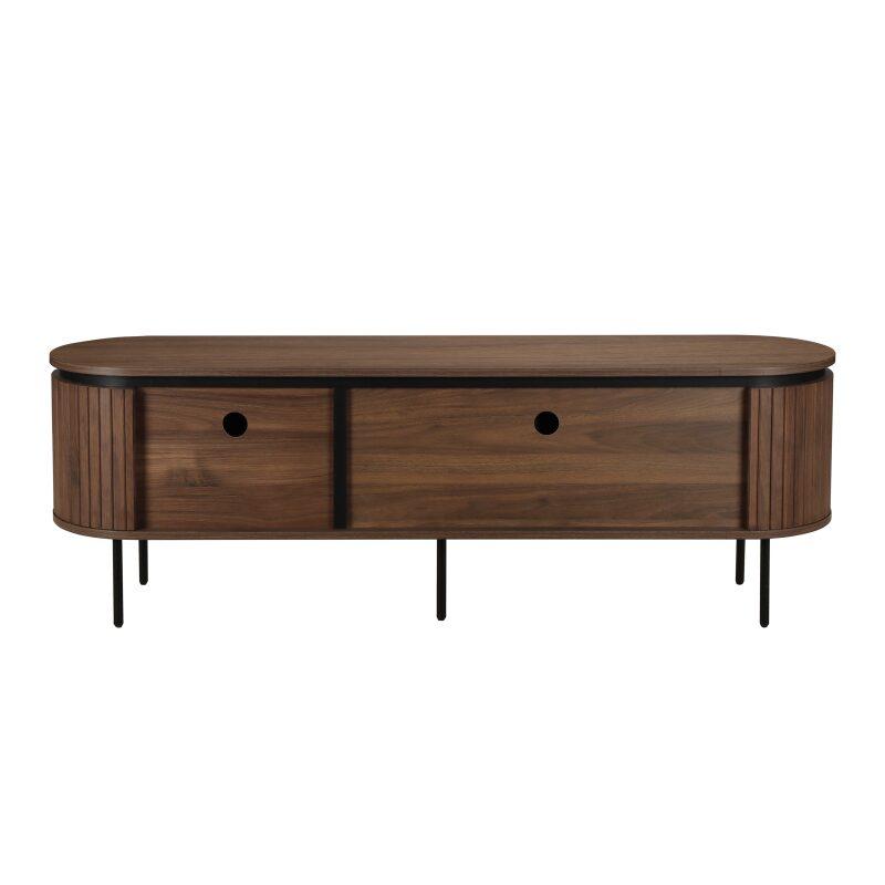 Meuble TV 160 cm en mélaminé design  (6/7)