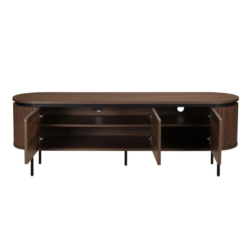 Meuble TV 160 cm en mélaminé design  (5/7)