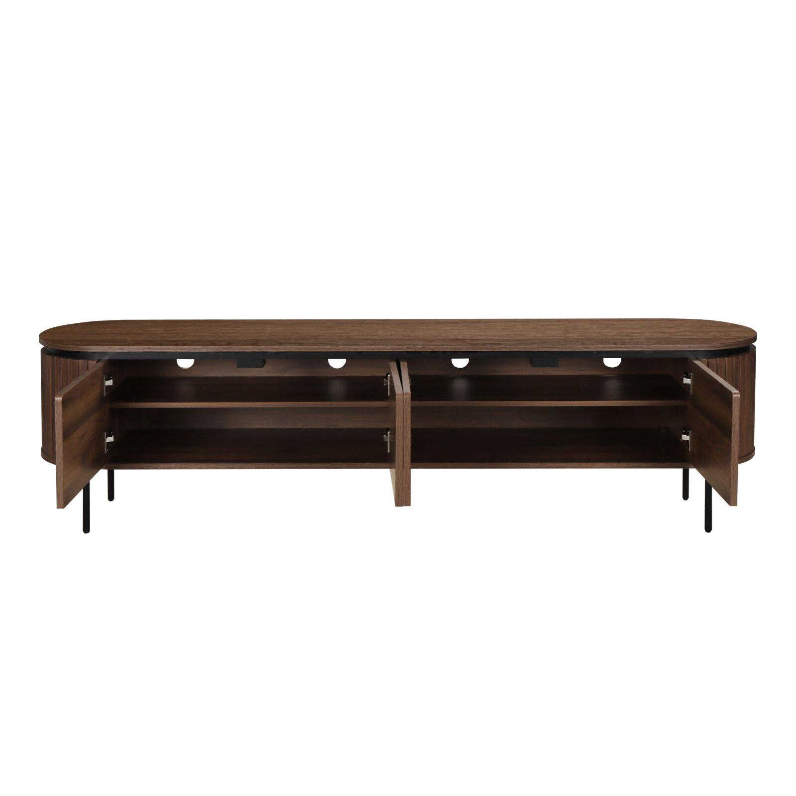 Meuble TV 200 cm en mélaminé design 