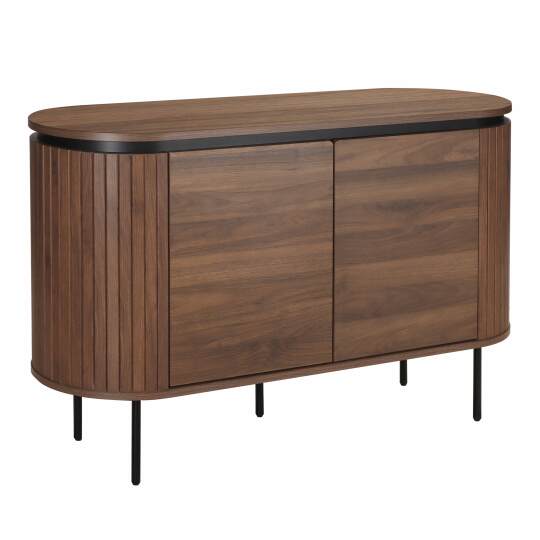 Buffet effet bois 2 portes 120 cm | Oviala