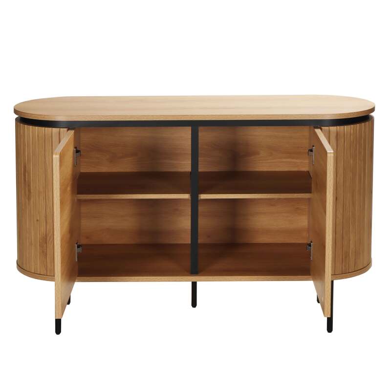 Buffet en mélaminé 2 portes 120 cm (2/6)