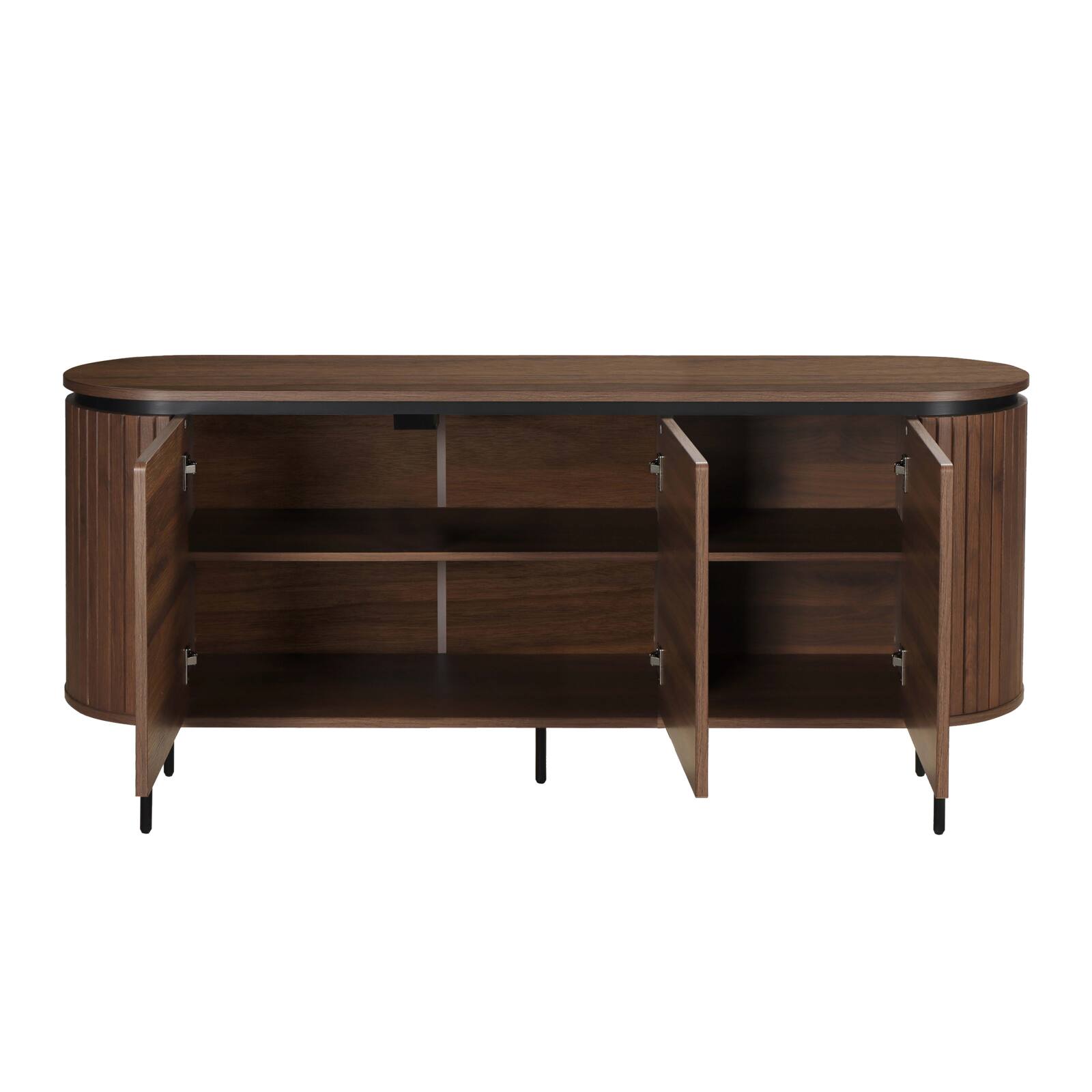 Buffet en mélaminé 2 portes 160 cm