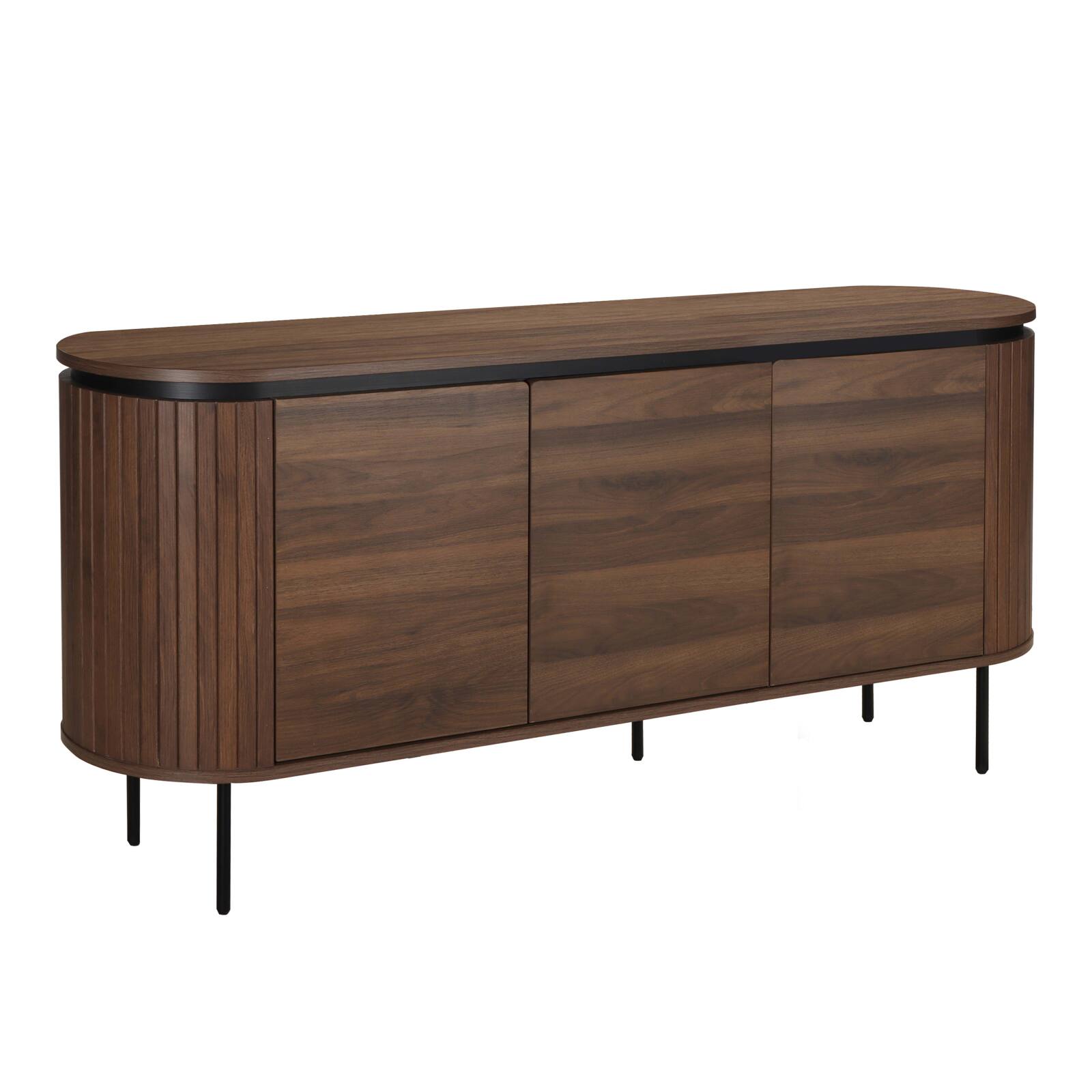 Buffet en mélaminé 2 portes 160 cm