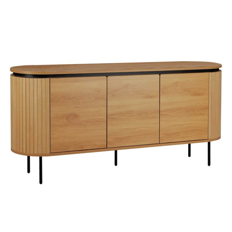 Buffet en mélaminé 2 portes 160 cm