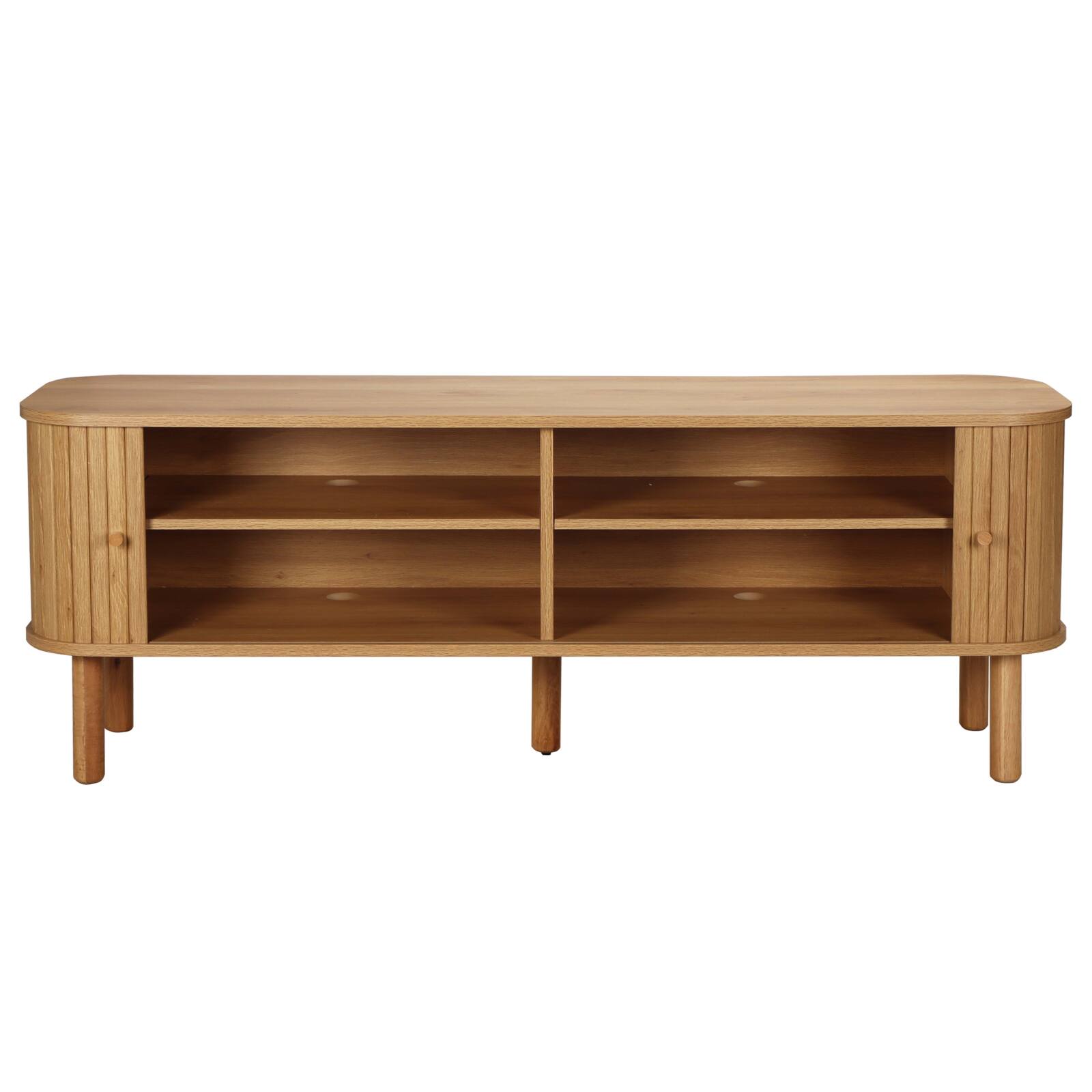 Meuble TV 150 cm effet bois scandinave  