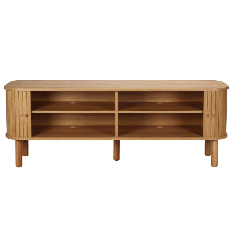 Meuble TV 150 cm effet bois scandinave   (3/7)