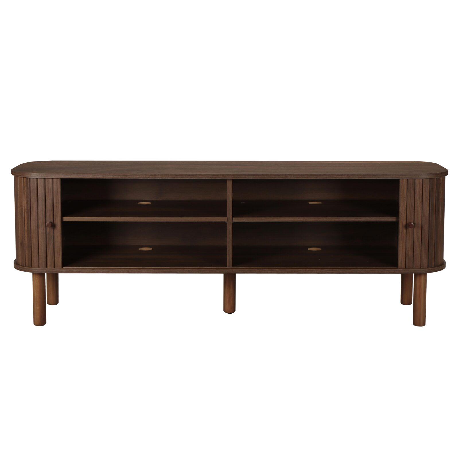 Meuble TV 150 cm effet bois scandinave   Meuble TV 150 cm effet bois scandinave
