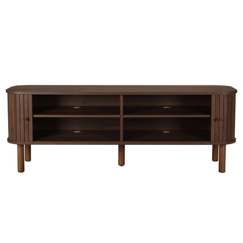 Meuble TV 150 cm effet bois scandinave