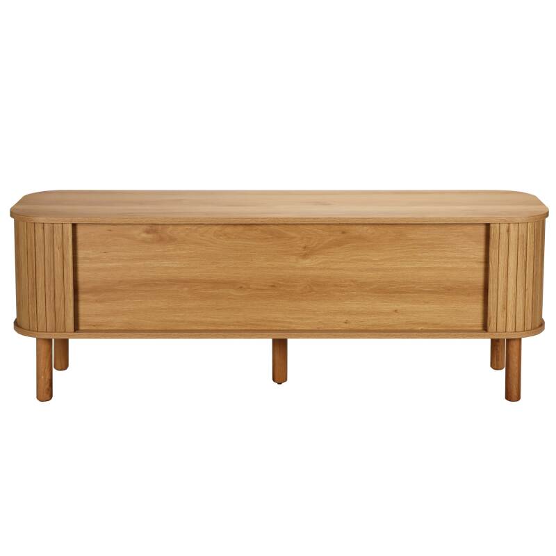 Meuble TV 150 cm effet bois scandinave   (4/7)