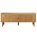Meuble TV 150 cm effet bois scandinave  