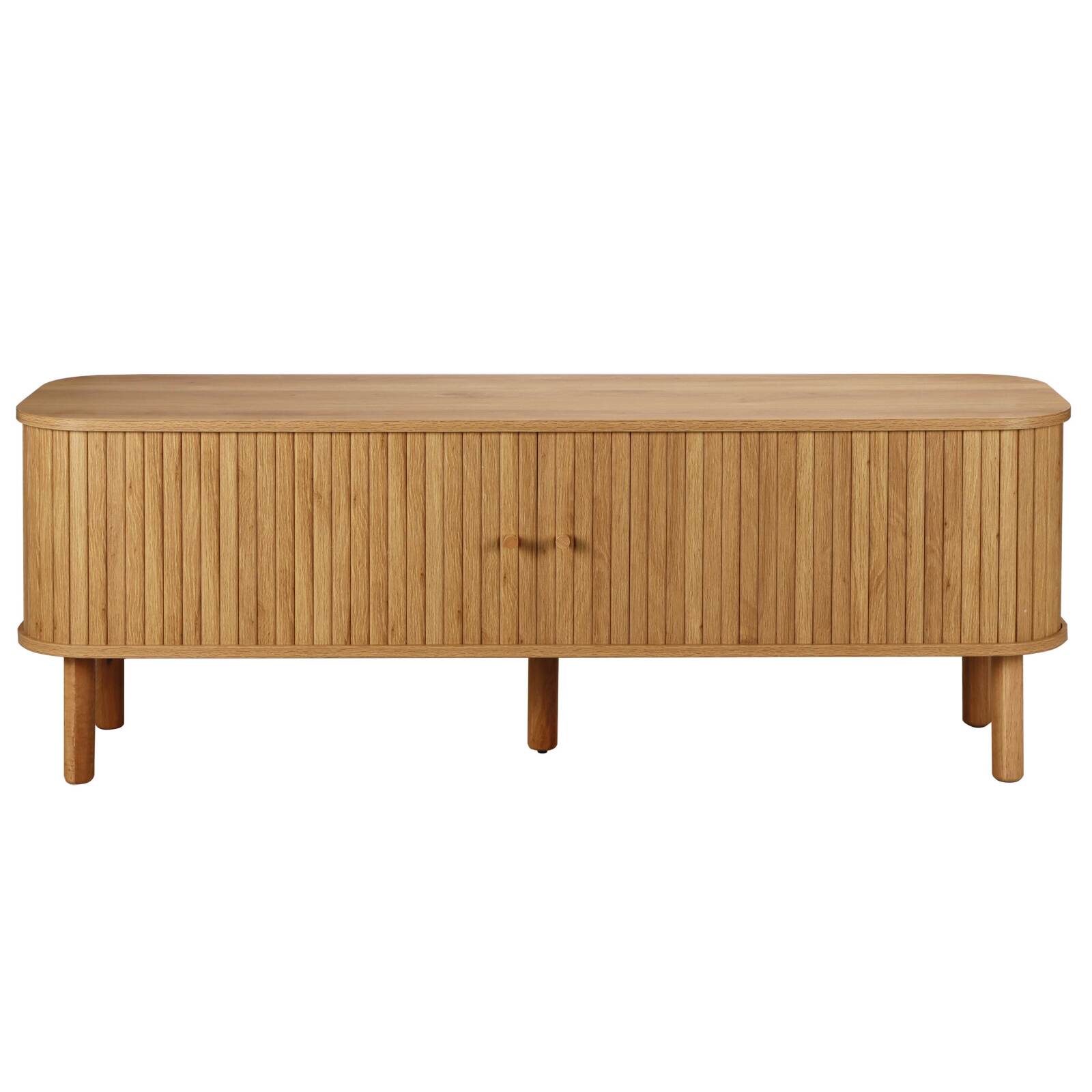 Meuble TV 150 cm effet bois scandinave  