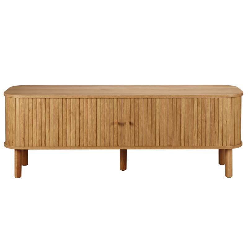 Meuble TV 150 cm effet bois scandinave   (2/7)