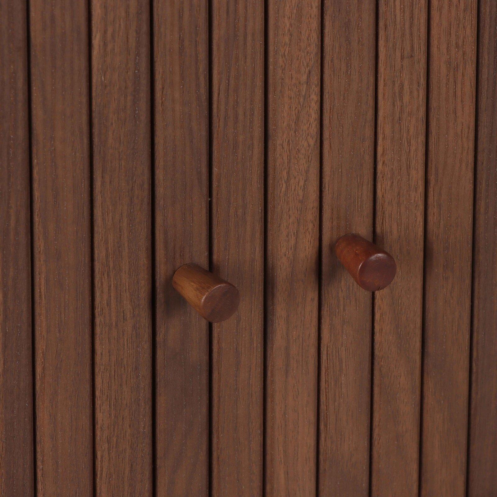 Buffet effet bois 2 portes 140 cm 